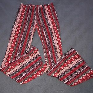 Pattern flowy pants